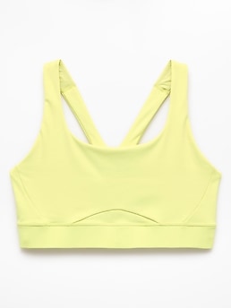 Athleta Interval Sports Bra A-C - Yellow (Spark) - 413272512