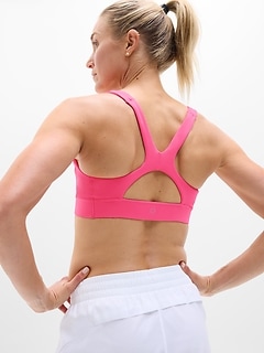 Athleta Interval Sports Bra A-C - Pink (Cerise) - 413272602