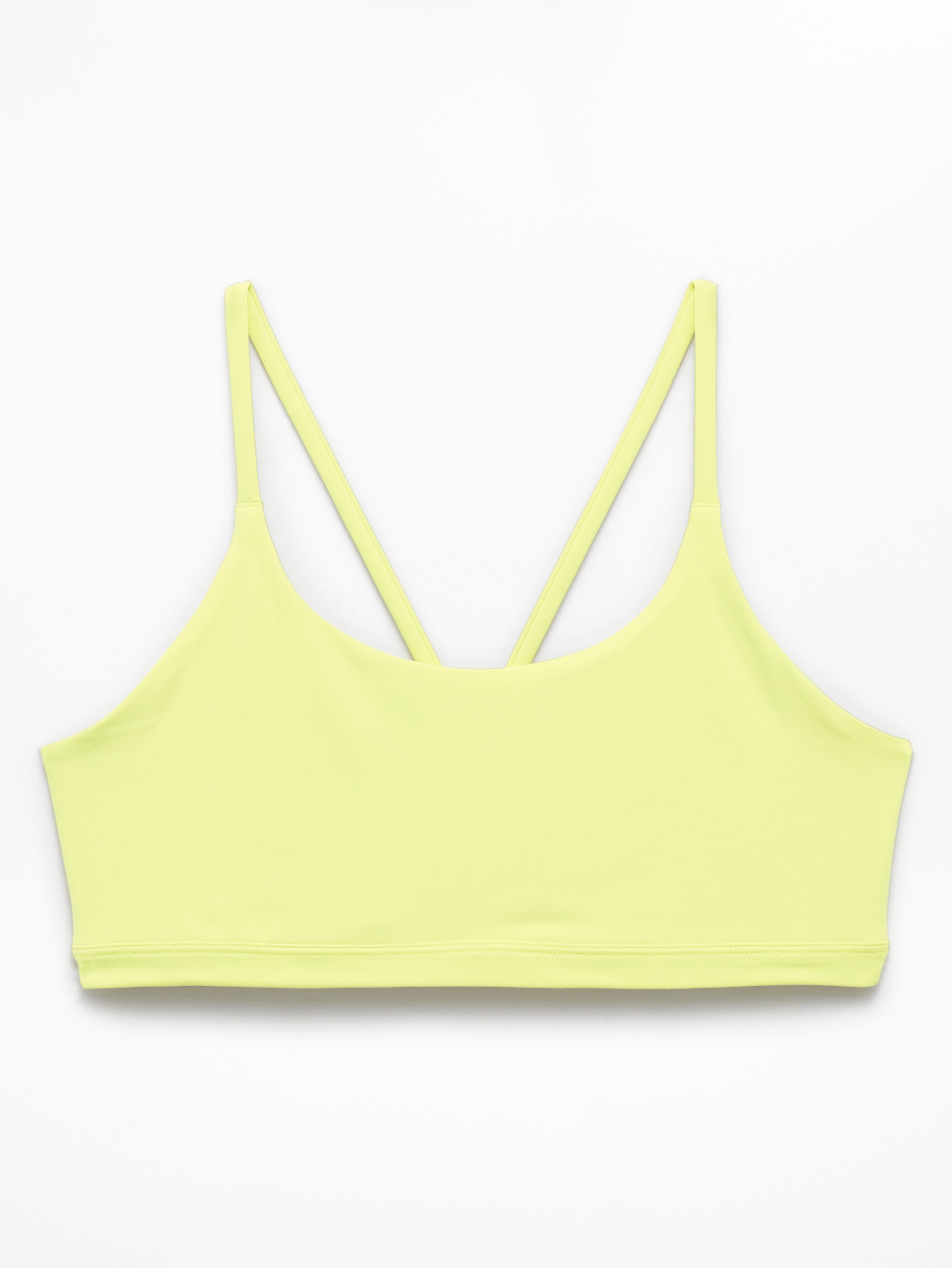 Athleta Transcend Scoop Sports Bra A-C - Yellow (Spark)