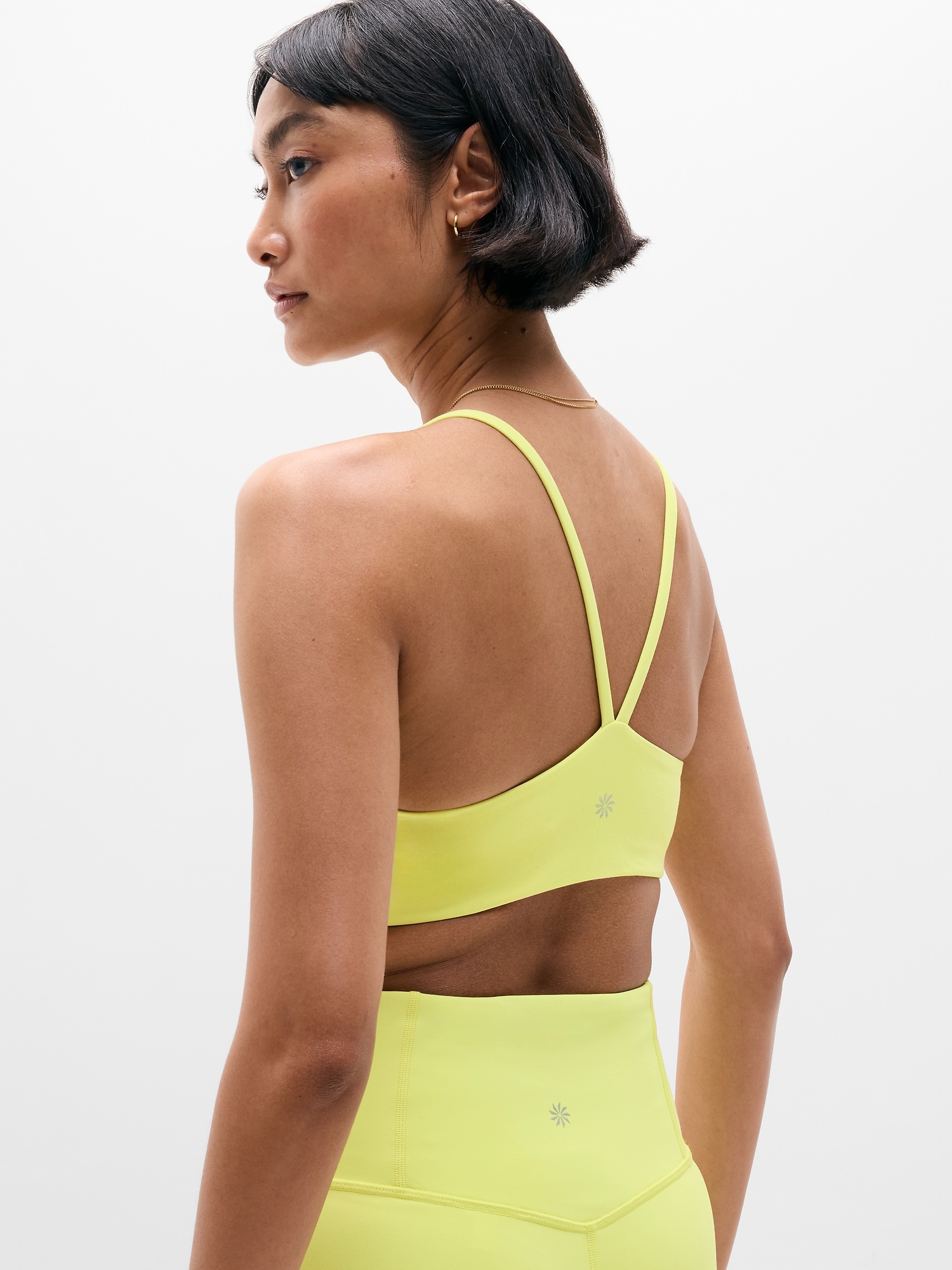 Athleta Transcend Scoop Sports Bra A-C - Yellow (Spark)
