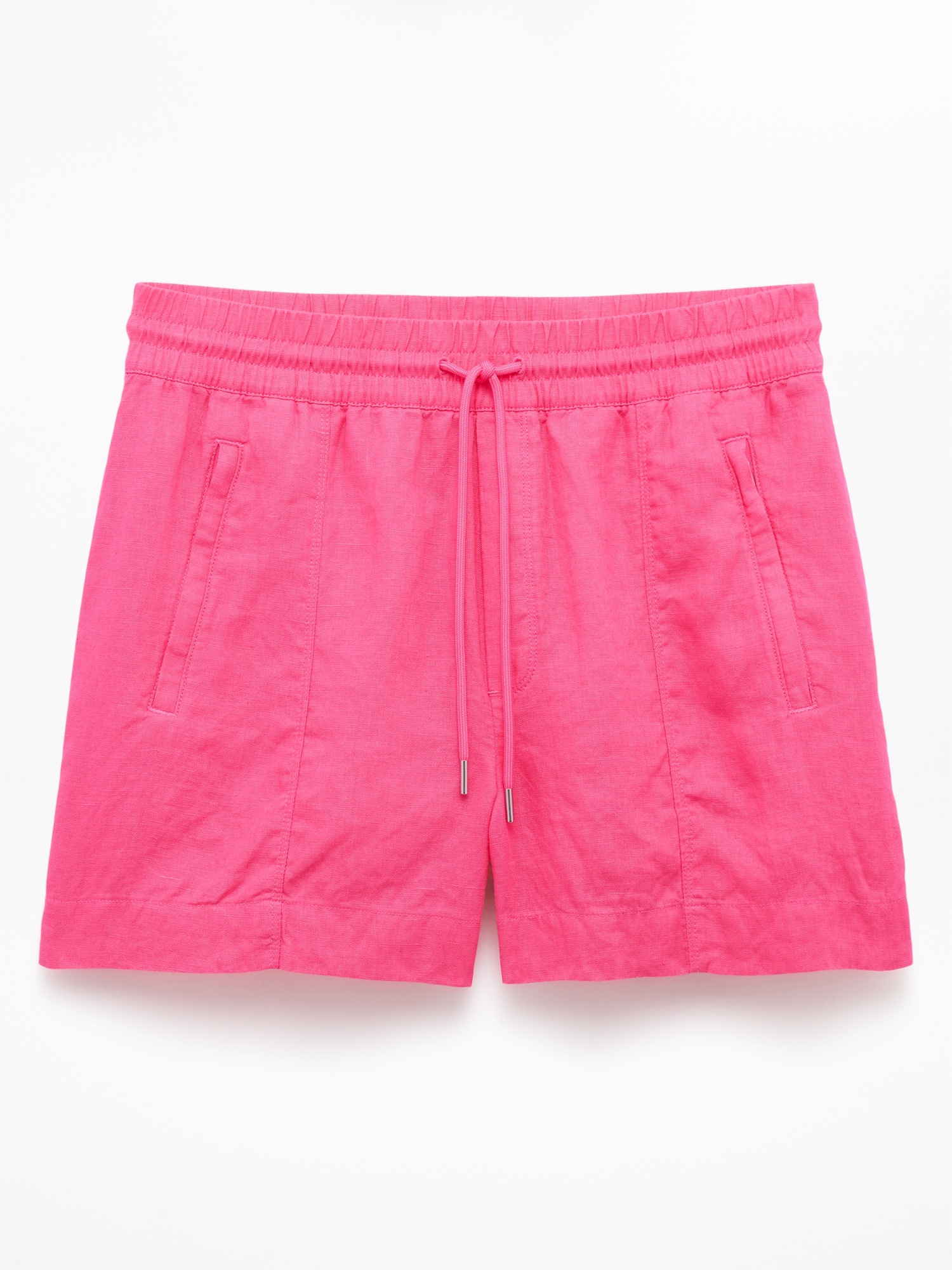 Retreat Linen Mid Rise 4" Short