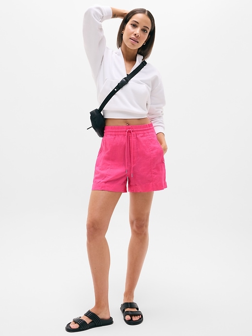 Image number 2 showing, Retreat Linen Mid Rise 4" Short