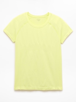 Athleta Momentum Flex Tee - Yellow (Spark)