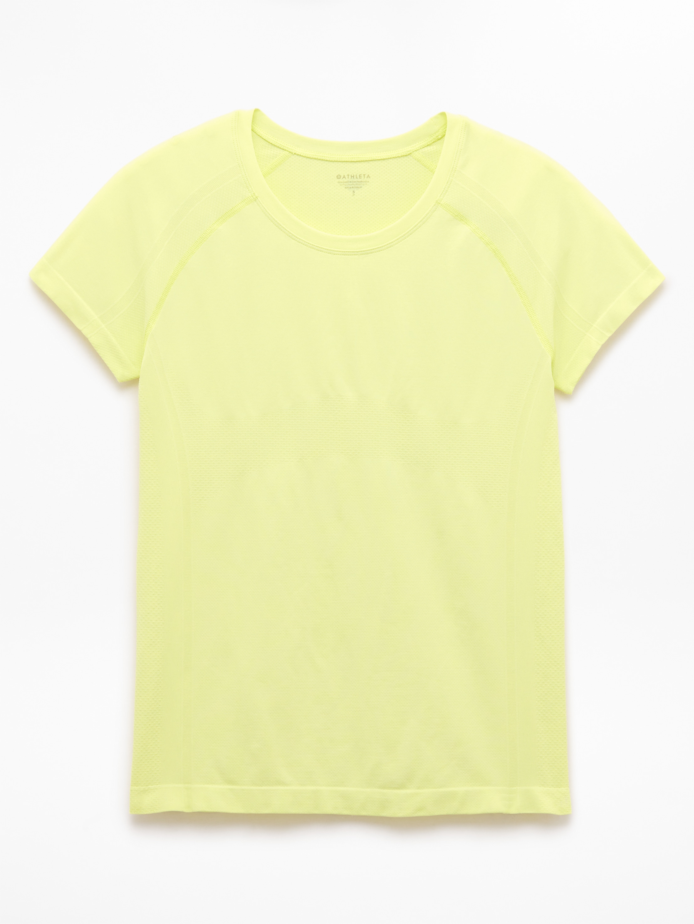 Athleta Momentum Flex Tee - Yellow (Spark)