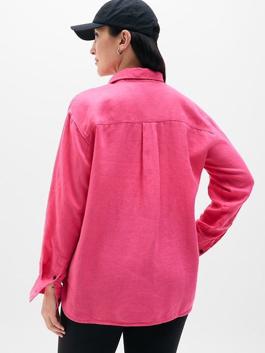 Image number 6 showing, Retreat Linen Top