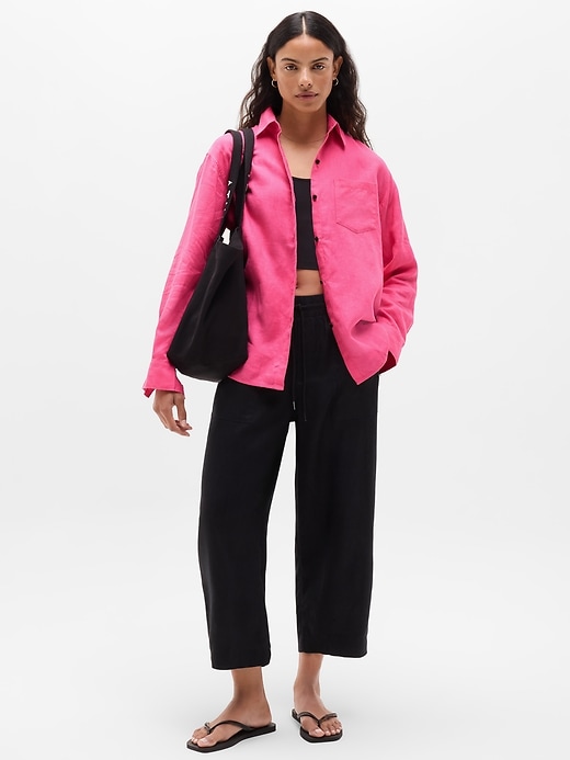 Image number 2 showing, Retreat Linen Top