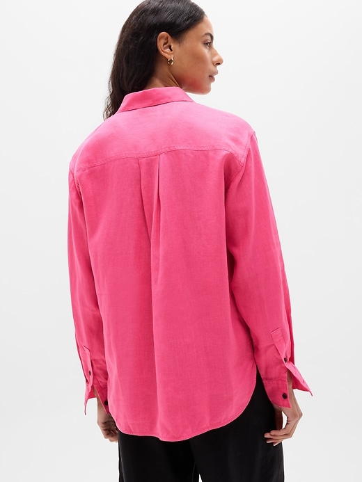 Image number 3 showing, Retreat Linen Top