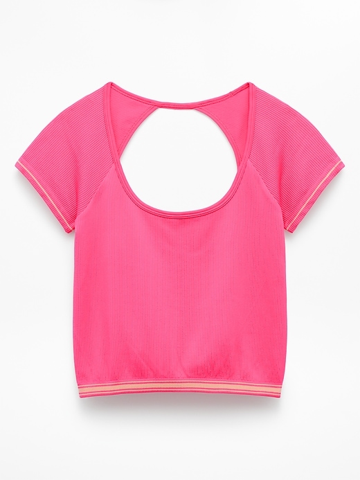 Image number 7 showing, Recharge Seamless Open Back Tee