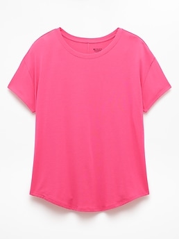 Athleta Move With Ease Tee - Pink (Cerise)