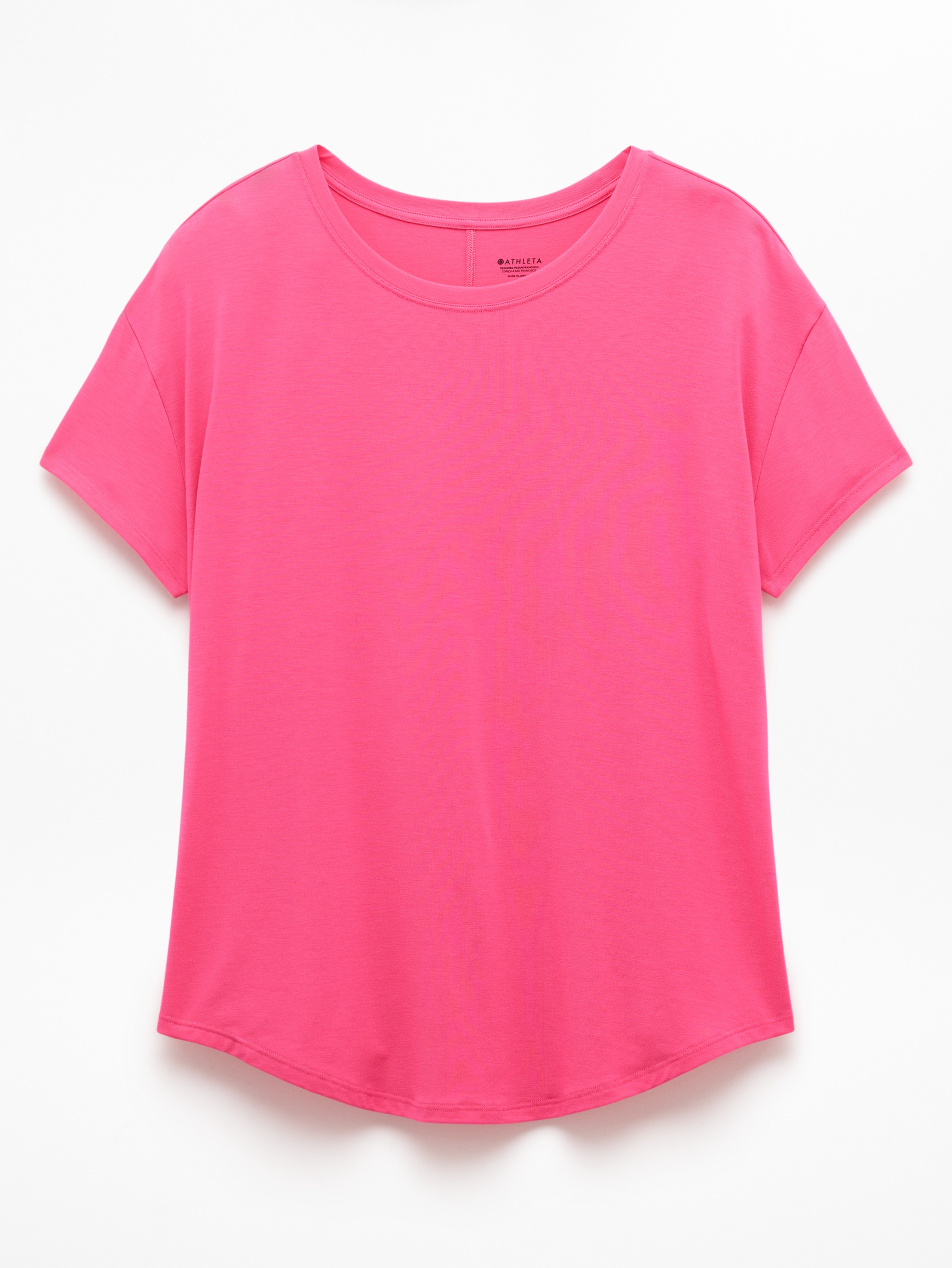 Athleta Move With Ease Tee - Pink (Cerise)
