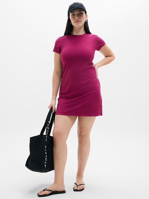 Image number 5 showing, Signature Rib Tee Dress
