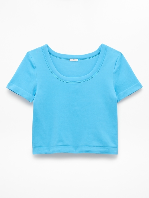 Image number 5 showing, Athleta Girl Rise Above Rib Scoop Tee