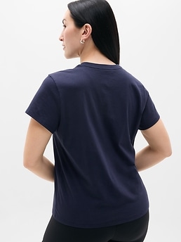 Favorite Cotton Classic Tee - Blue - image 3