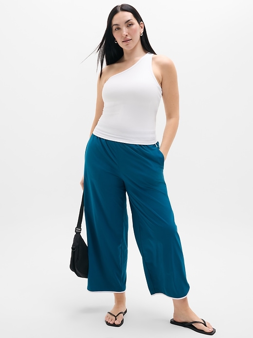 Image number 5 showing, Signature Rib Asym One Shoulder Support Top