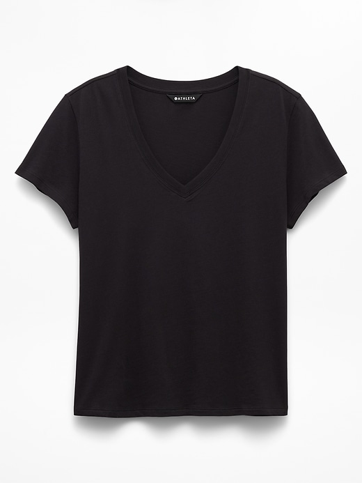 Image number 5 showing, Favorite Cotton V-Neck Tee