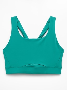 Athleta Interval Sports Bra A-C - Green (Alpine) - 413267552