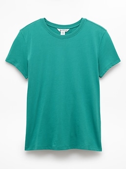Athleta Favorite Cotton Classic Tee - Green (Alpine)