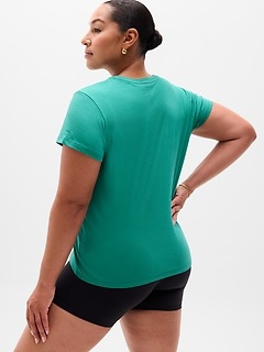 Athleta Favorite Cotton Classic Tee - Green (Alpine)