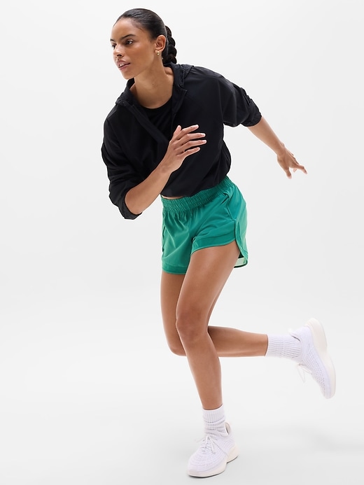 Image number 2 showing, Mesh Racer Run Mid Rise 4" Short