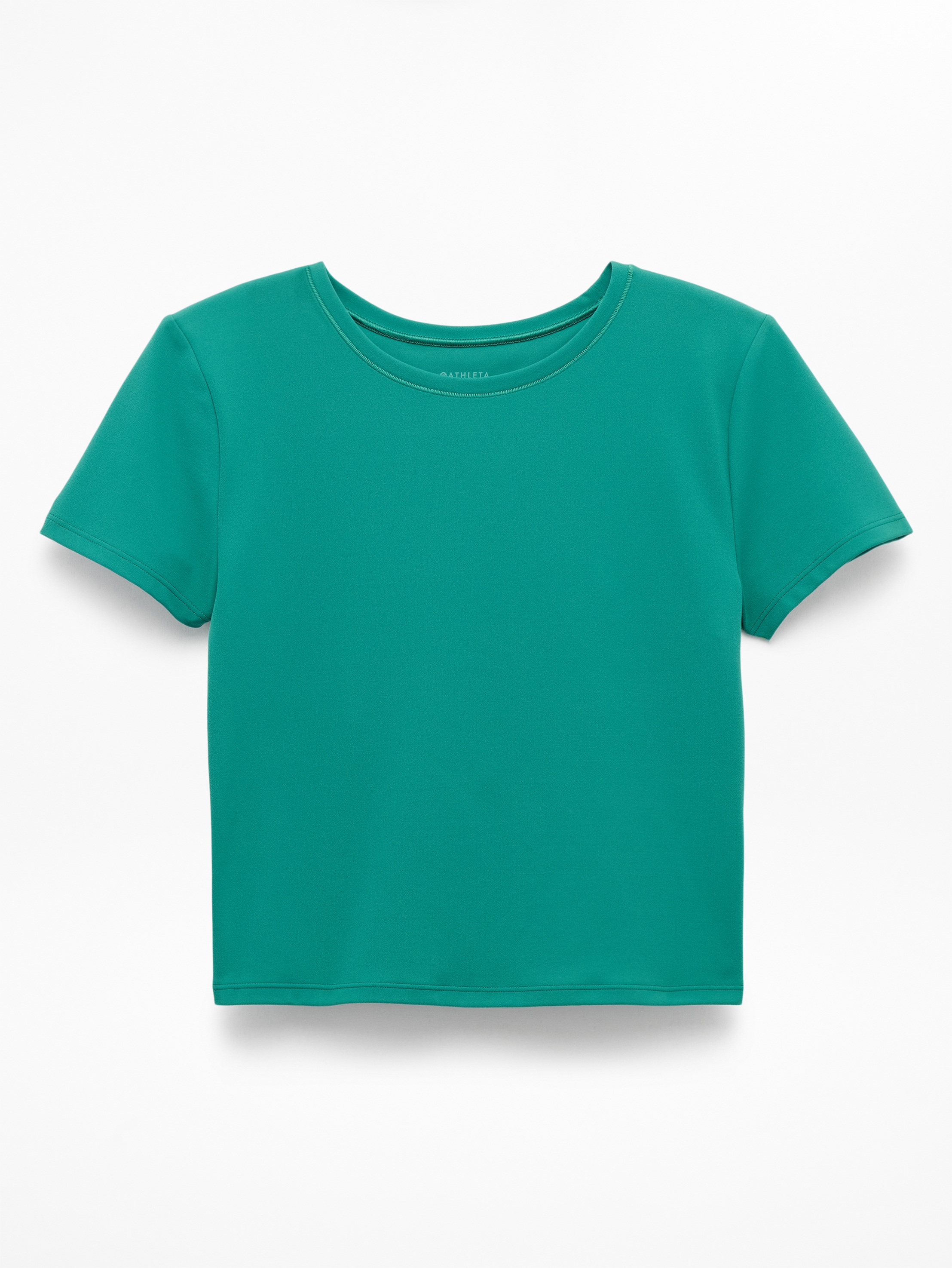 Athleta Transcend Open Back Tee - Green (Alpine)