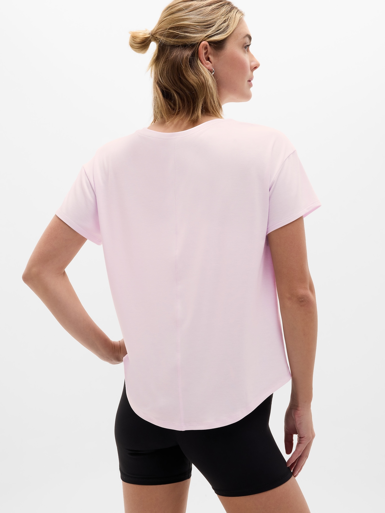Athleta Move With Ease Tee - Pink (Ballet)