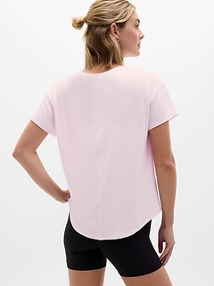 Athleta Move With Ease Tee - Pink (Ballet)
