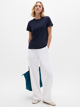 Favorite Cotton Classic Tee - Blue - image 4