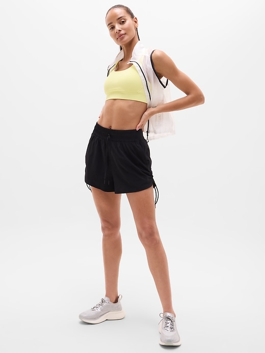 Image number 2 showing, Weekender High Rise Ruched Run Short