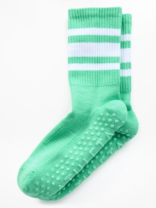 Image number 1 showing, Athleta Pilates Gripper Crew Sock
