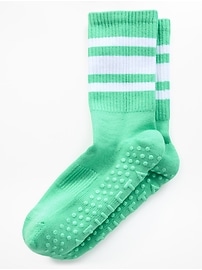 Image number 1 showing, Athleta Pilates Gripper Crew Sock