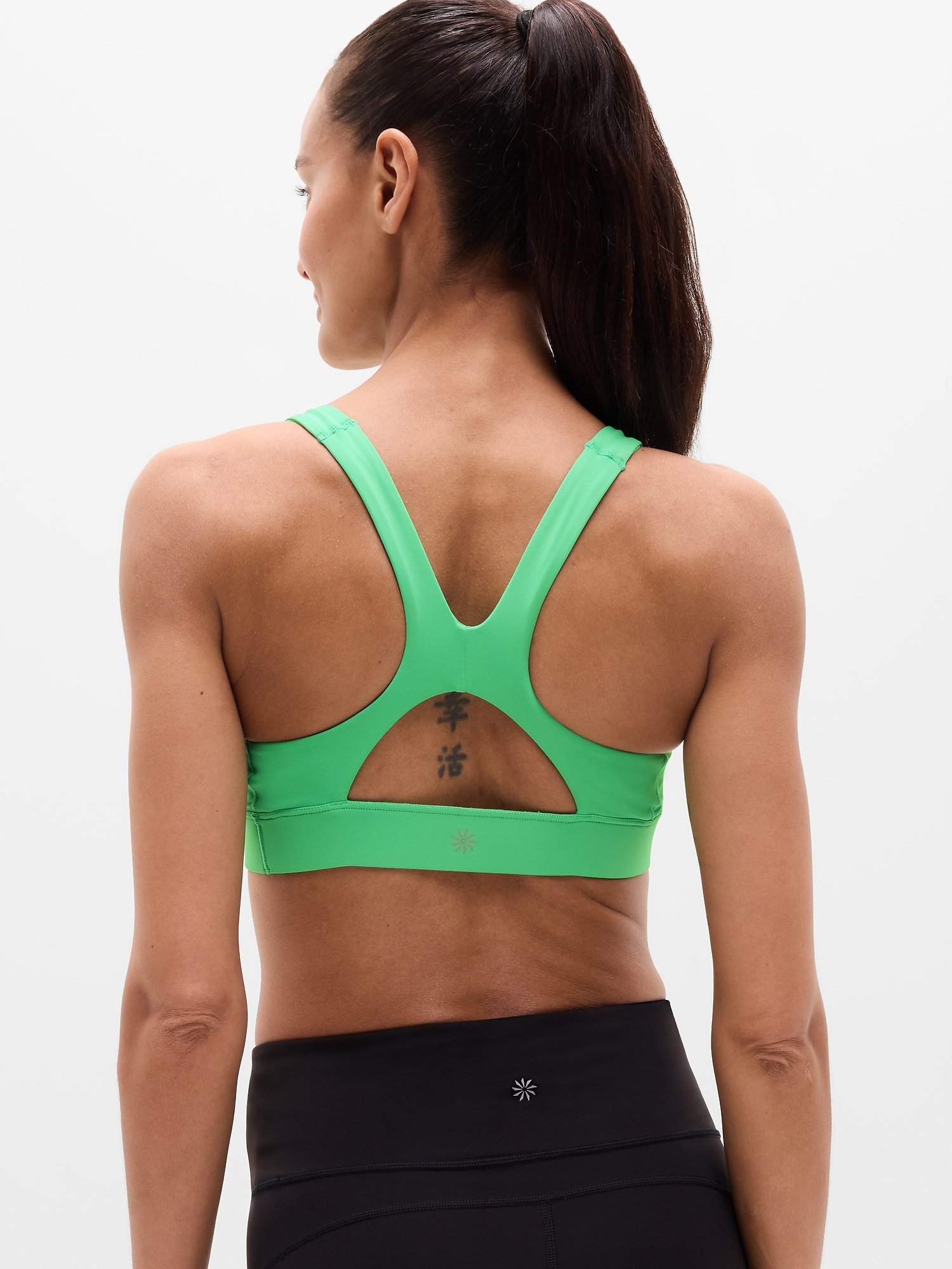 Athleta Interval Sports Bra A-C - Green (Palmetto) - 413272632