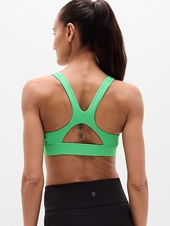 Athleta Interval Sports Bra A-C - Green (Palmetto) - 413272632