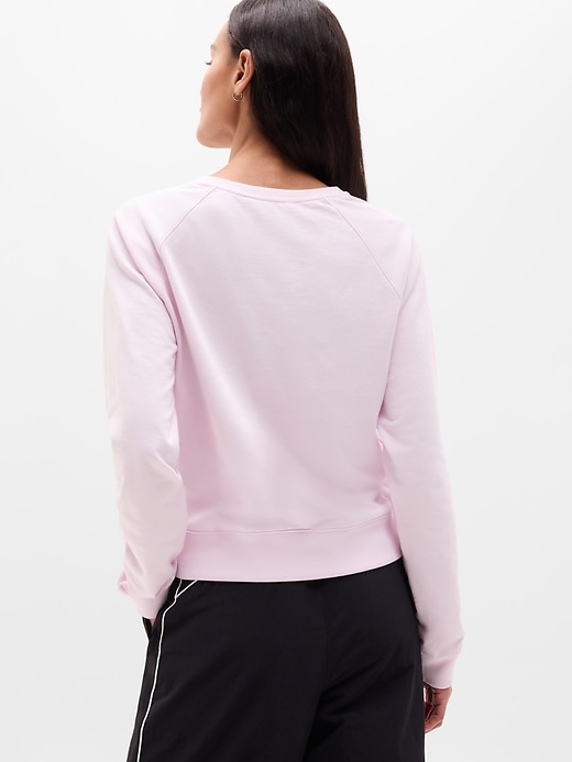 Image number 3 showing, Airy Cotton Terry Crew Sweatshirt