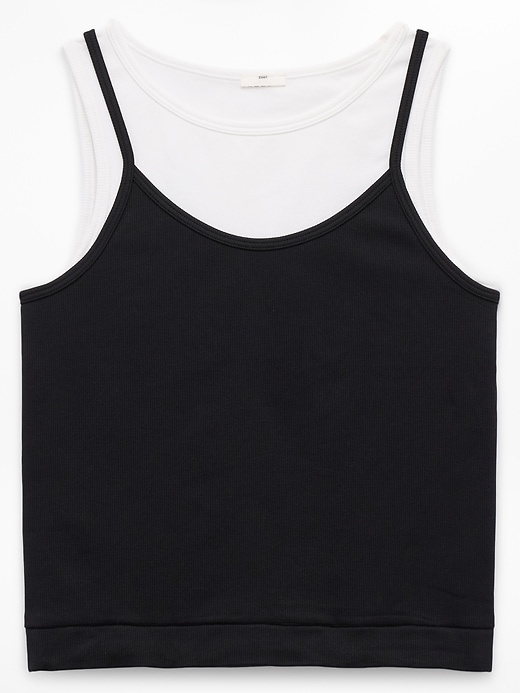 Image number 5 showing, Athleta Girl Rise Above Rib Double Up Tank