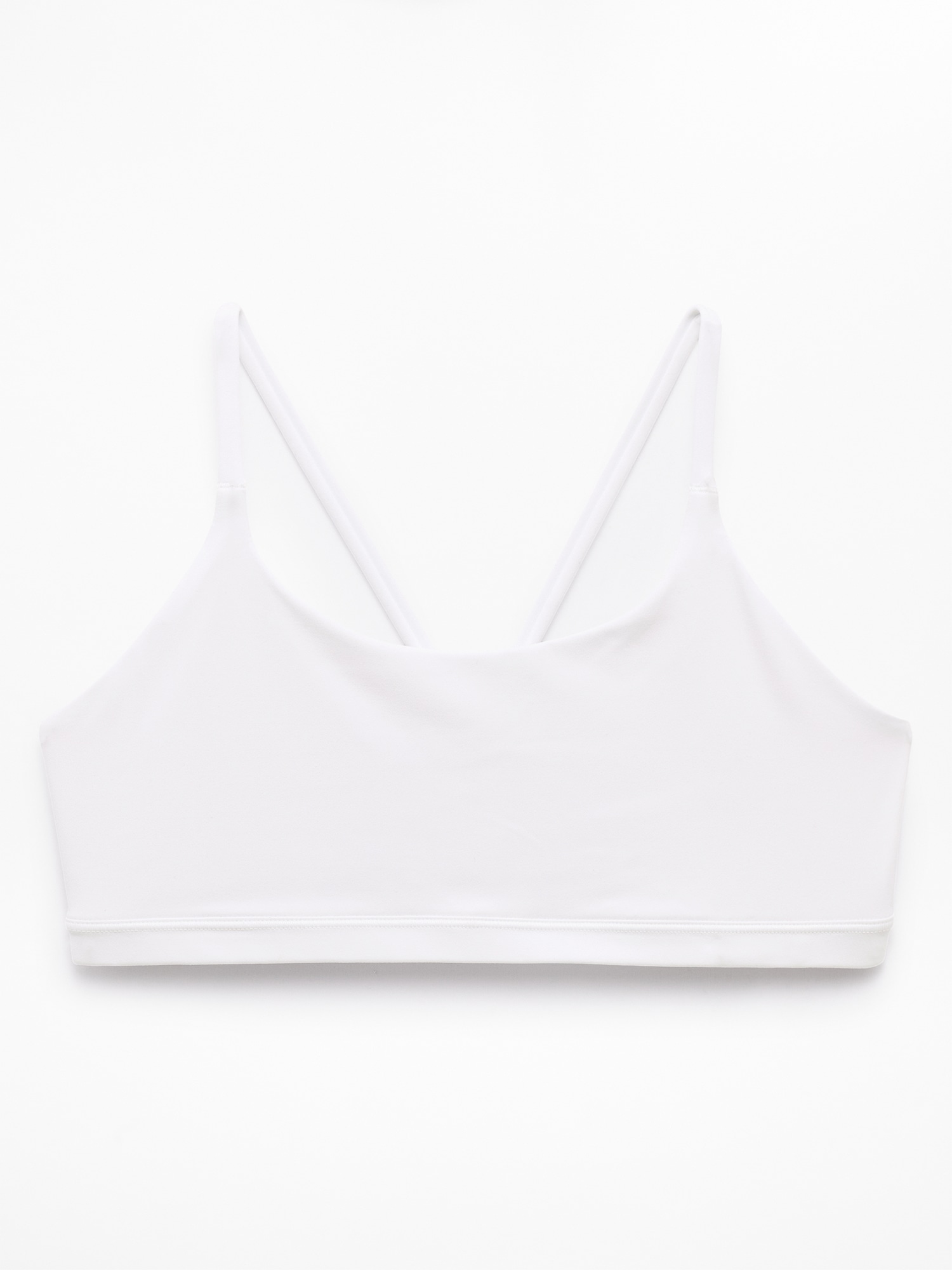 Athleta Transcend Scoop Sports Bra A-C - White (Bright White)