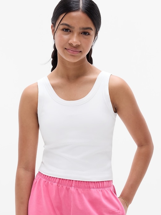 Image number 1 showing, Athleta Girl Rise Above Rib Scoop Tank