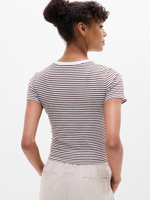Image number 7 showing, Signature Rib Crop Tee