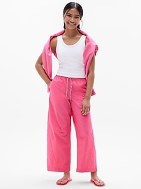 Image number 2 showing, Athleta Girl Woven Barrel Pant