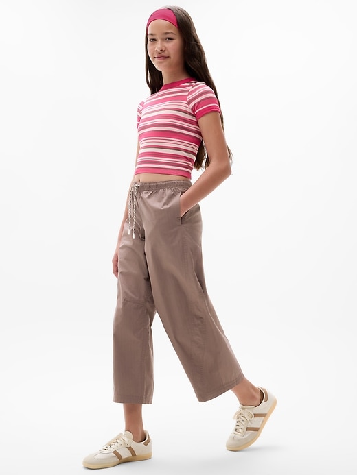 Image number 2 showing, Athleta Girl Woven Barrel Pant