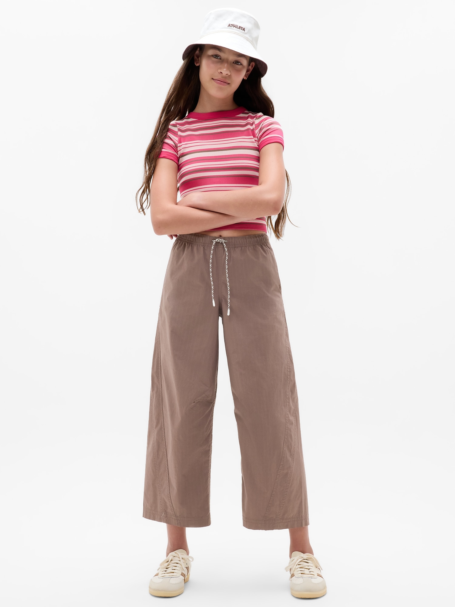 Athleta Girl Rise Above High Neck Tee