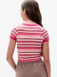 Image number 3 showing, Athleta Girl Rise Above High Neck Tee
