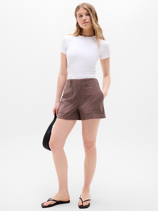 Image number 5 showing, Skyline High Rise Tailored 4" Short