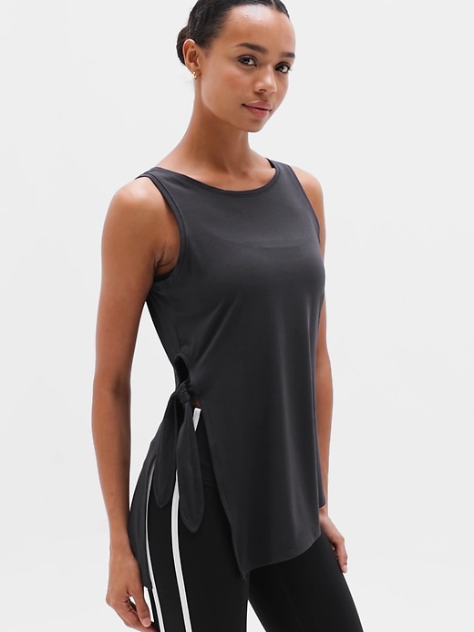 Move With Ease Asym Tie Tank | Athleta
