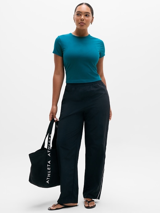 Image number 6 showing, Signature Rib Crop Tee