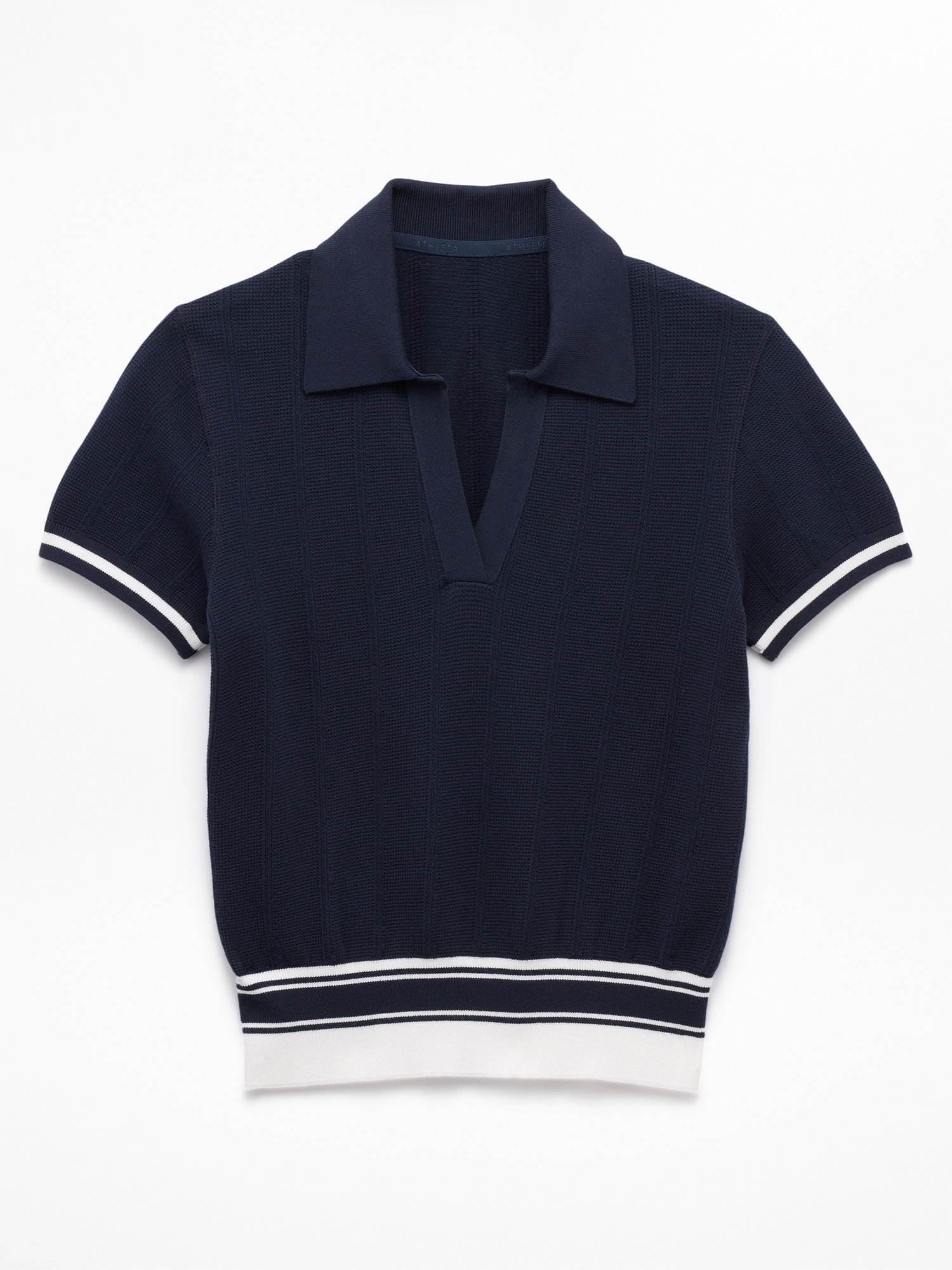 Seamless Polo Tee Sweater
