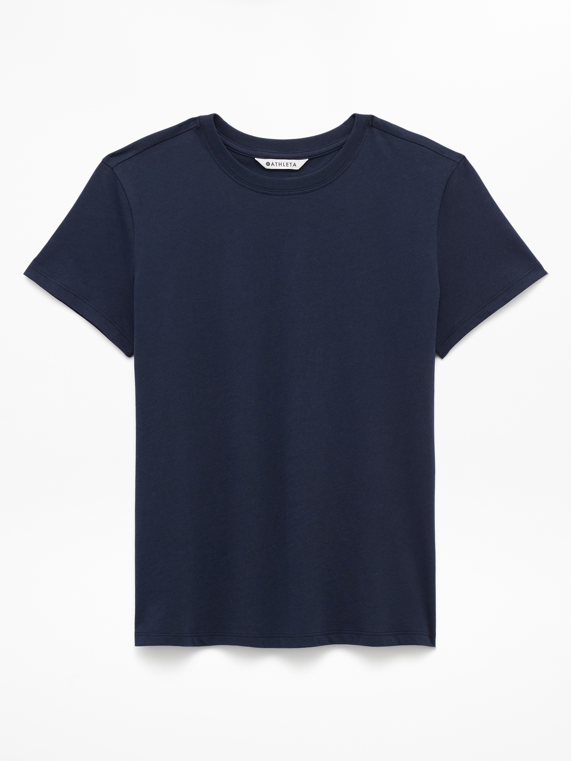 Athleta Favorite Cotton Classic Tee - Blue (Navy)