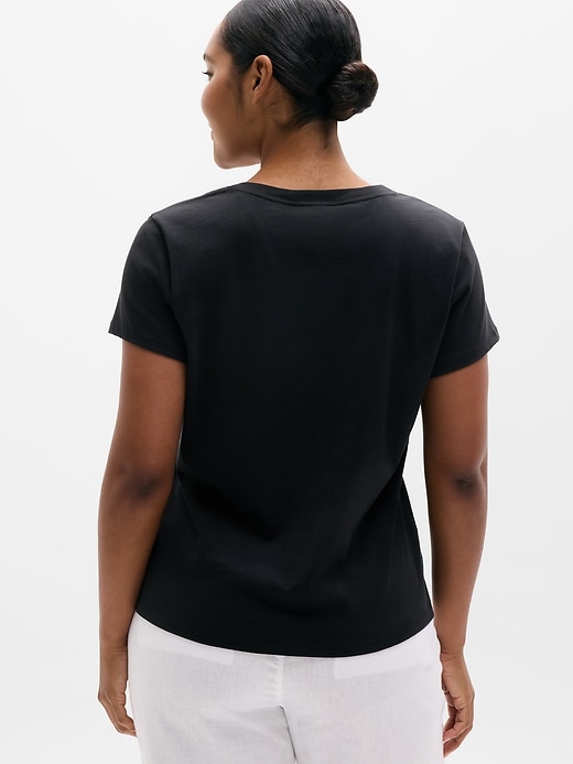 Image number 6 showing, Favorite Cotton V-Neck Tee