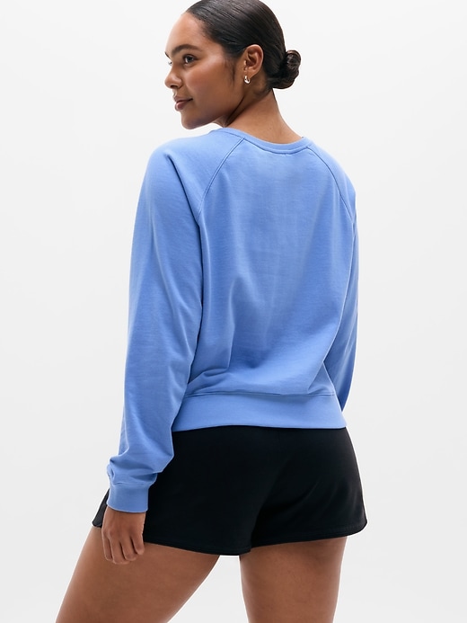 Image number 6 showing, Airy Cotton Terry Crew Sweatshirt