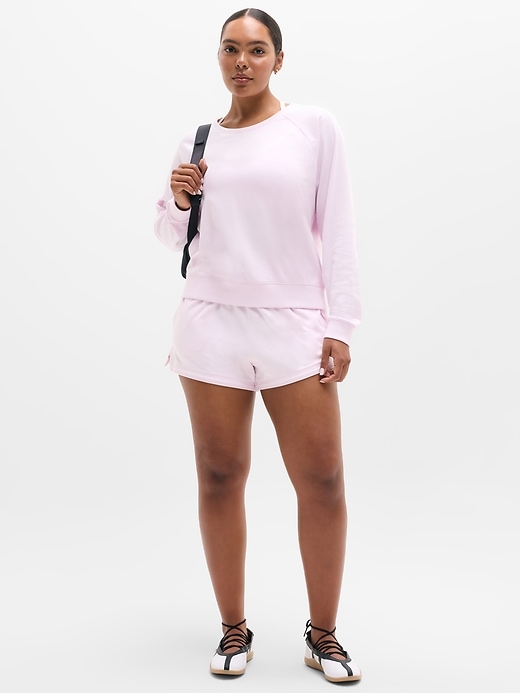 Image number 5 showing, Airy Cotton Terry Crew Sweatshirt