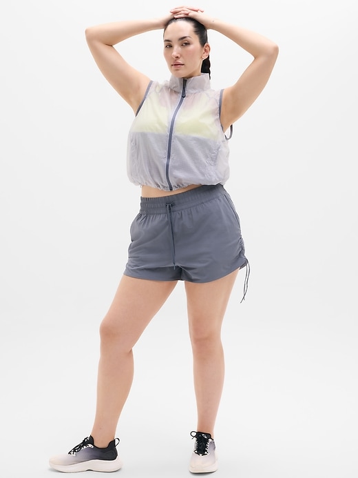 Image number 1 showing, Weekender High Rise Ruched Run Short